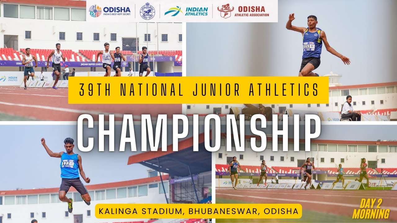 LIVE 39TH NATIONAL JUNIOR ATHLETICS CHAMPIONSHIP 2024 | DAY 2| MORNING