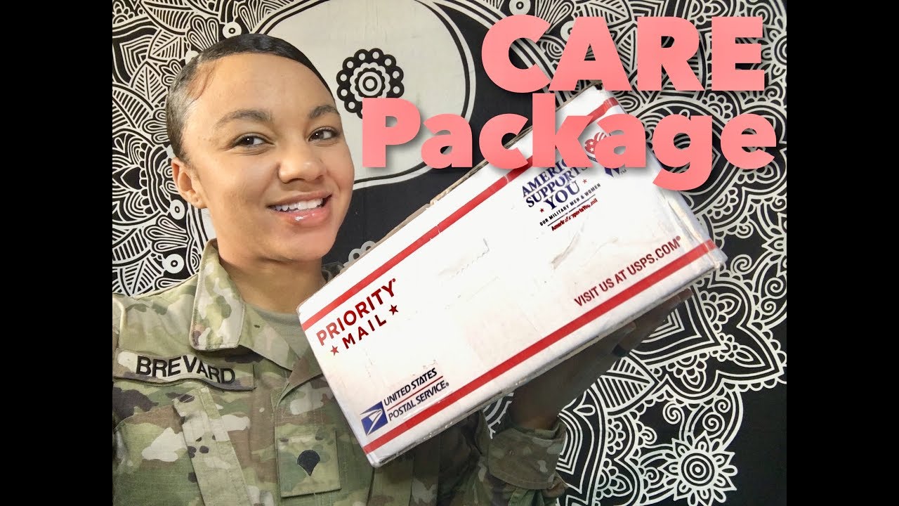 MILITARY DEPLOYMENT CARE PACKAGE UNBOXING | vlog