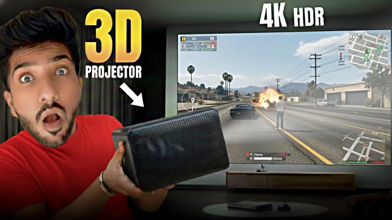 GTA 5 in projector home cinema 😱🔥