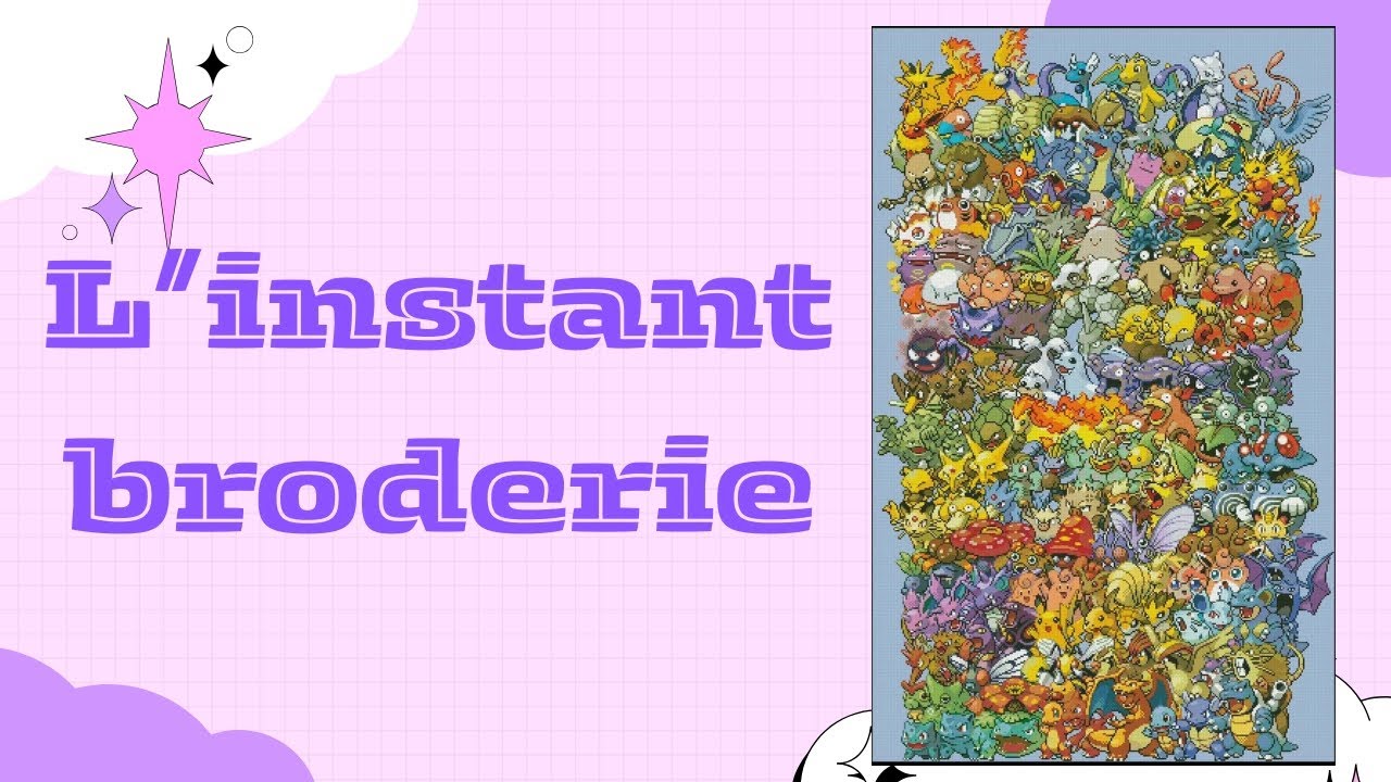 L'instant broderie #pointdecroix 