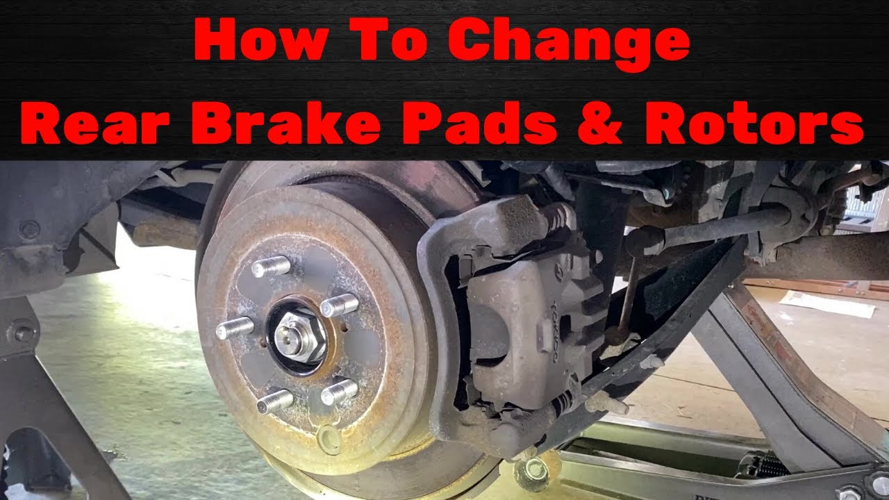 How to change rear brake pads and rotors (Complete Guide)