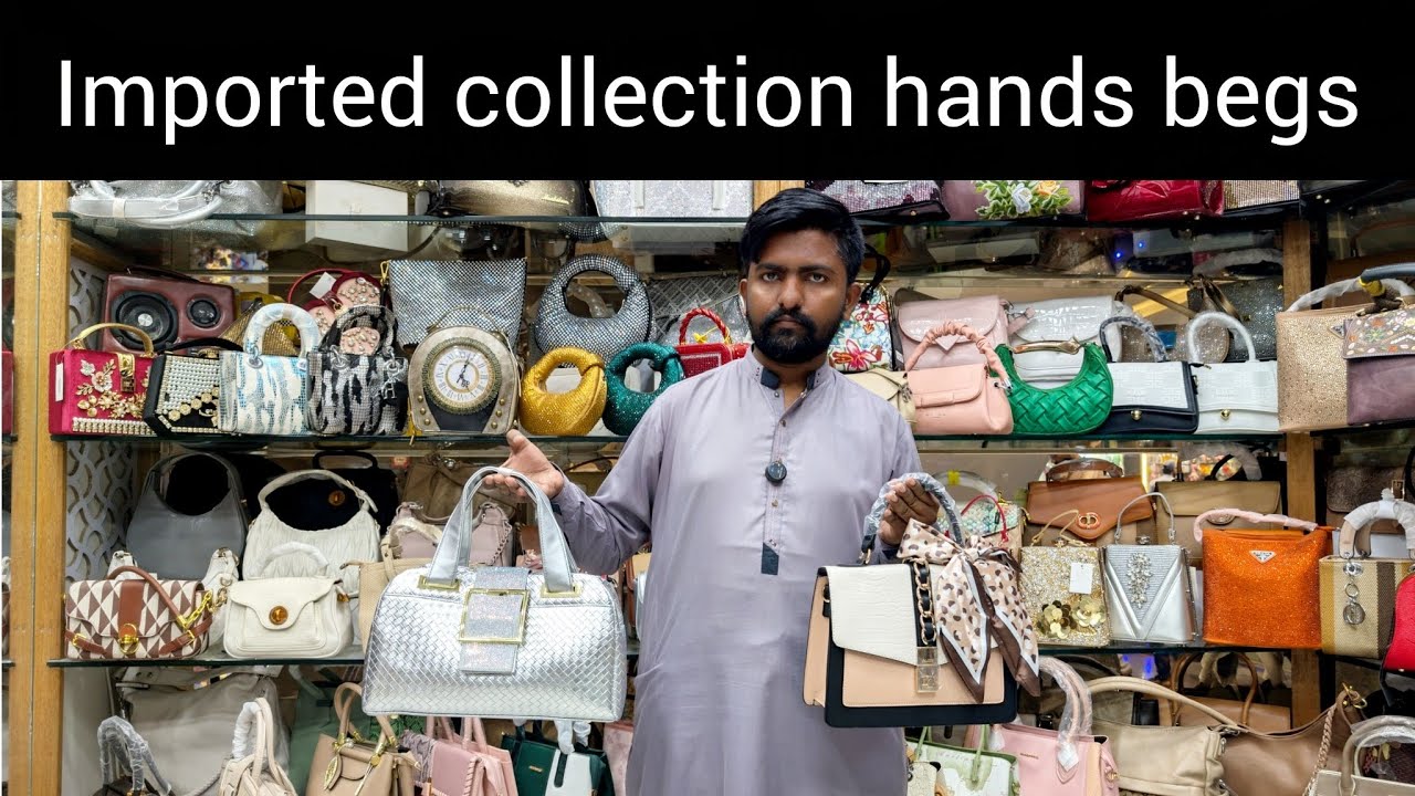 China hands begs // New stock imported collection in Karachi Fancy designing Gul tijara