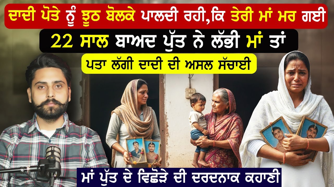 ਦਾਦੀ ਪੋਤੇ ਨੂੰ ਝੂਠ ਬੋਲਕੇ ਪਾਲਦੀ ਰਹੀ,ਕਿ ਤੇਰੀ ਮਾਂ ਮ,ਰ ਗਈ,22 ਸਾਲ ਬਾਅਦ ਪੋਤੇ ਨੂੰ ਪਤਾ ਲੱਗੀ ਦਾਦੀ ਦੀ ਅਸਲ ਸੱਚਾਈ