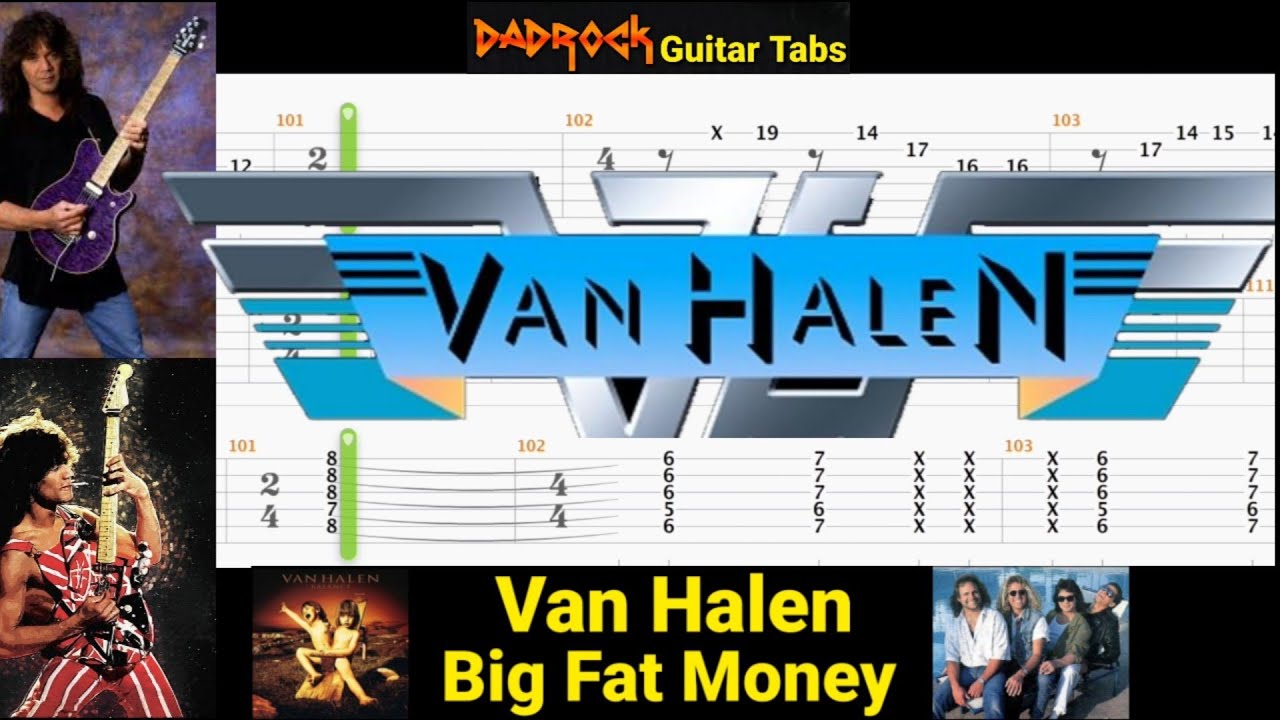 Big Fat Money - Van Halen - Lead Guitar TABS Lesson