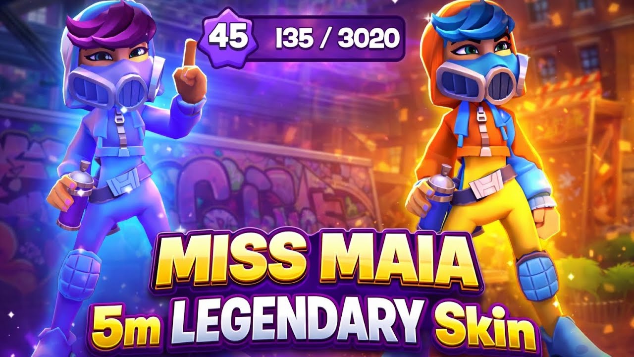 Subway surfers city Gameplay #71 MISS MAIA 5m LEGENDARY Skin+Level 45