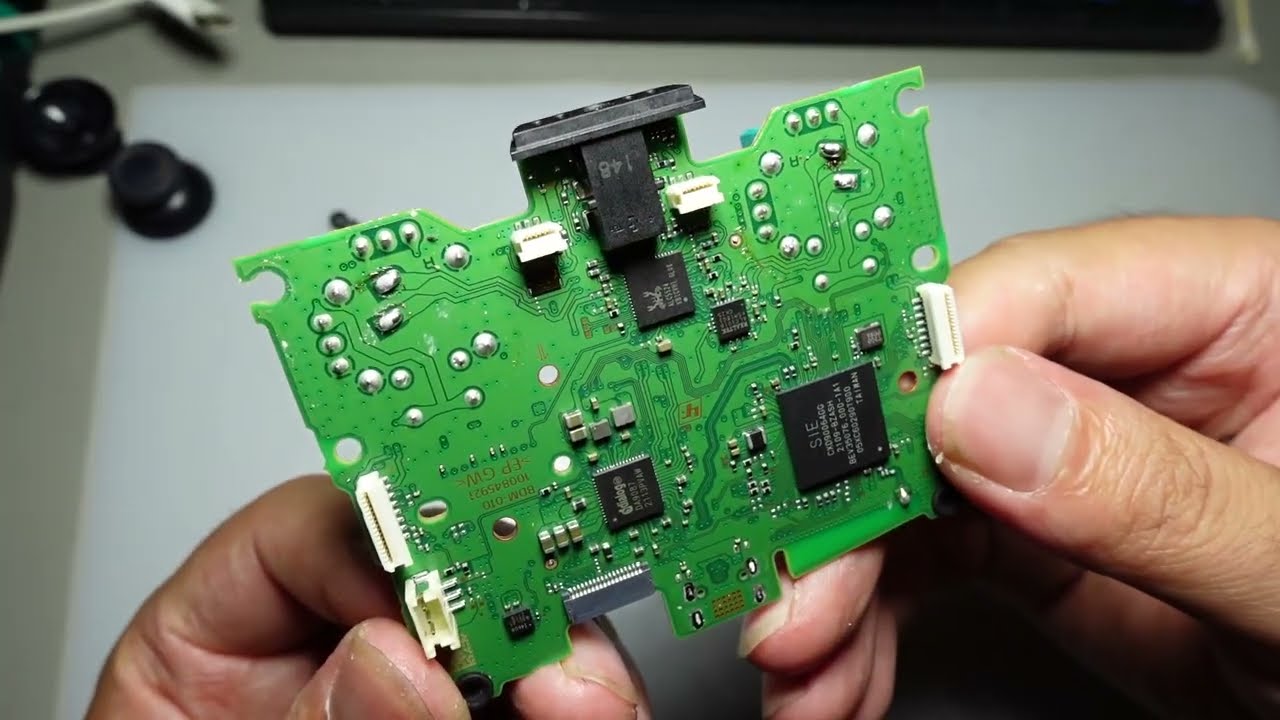 The whole process of installing Hall sensor joystick on ps5 controller.