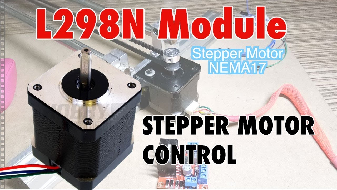 NEMA 17 Stepper Motor Control using L298N Arduino tutorial