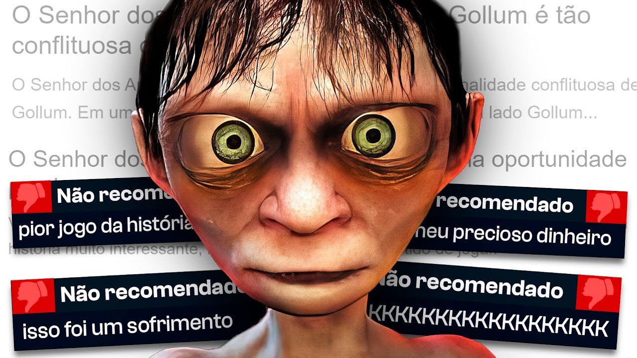 O TERRÍVEL jogo do GOLLUM KKKKKKKKKKKKK