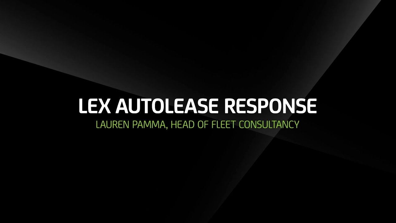 Lex Autolease &ndash; Autumn Statement 2016 &ndash; Intro