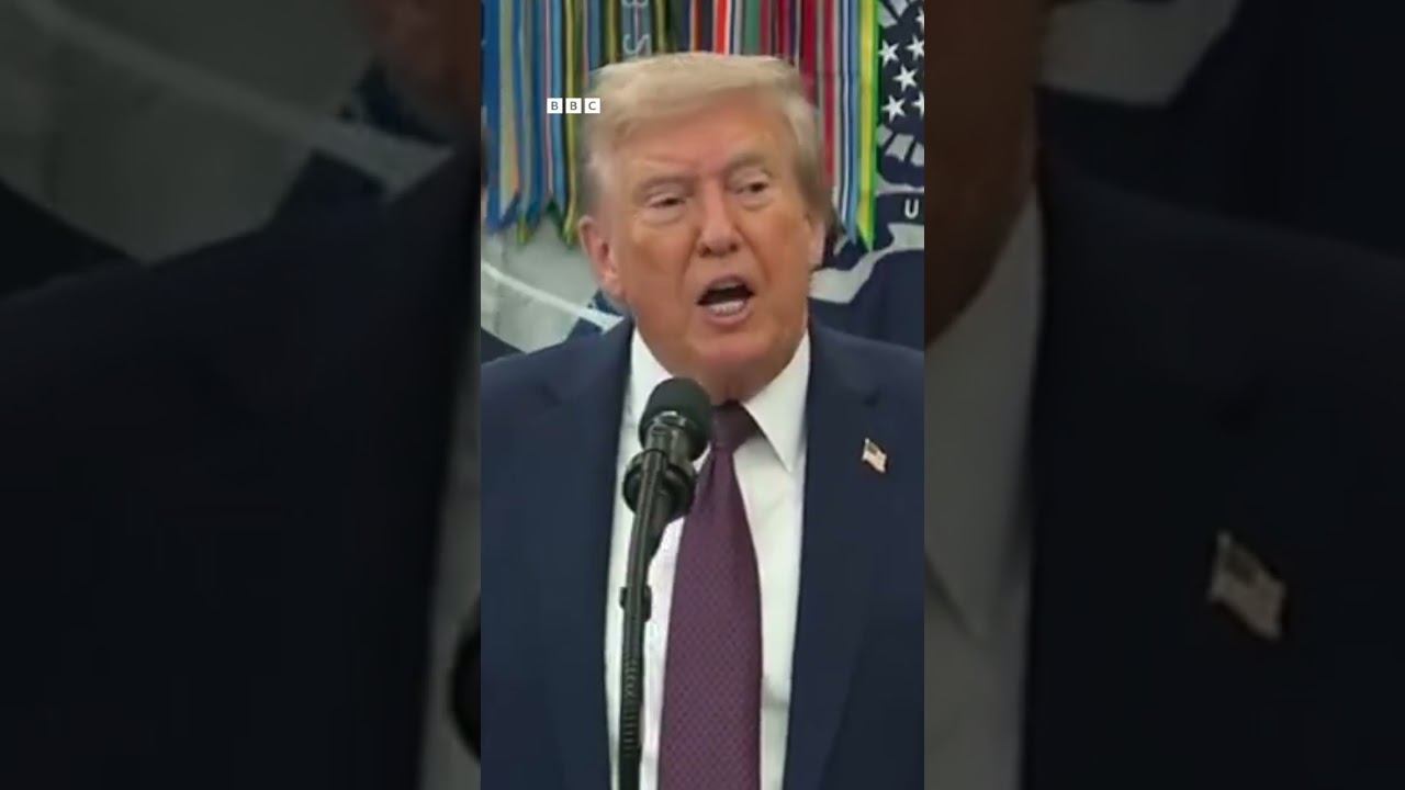 Donald Trump on 'one-sided' trade relationship with India | BBC News India