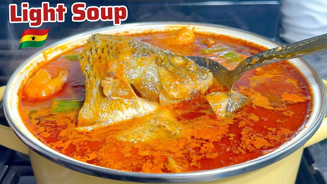 how to make light soup ghana/ Akpa desti/ghana soup/ ghana food recipes @ExhibitingMummysRecipes