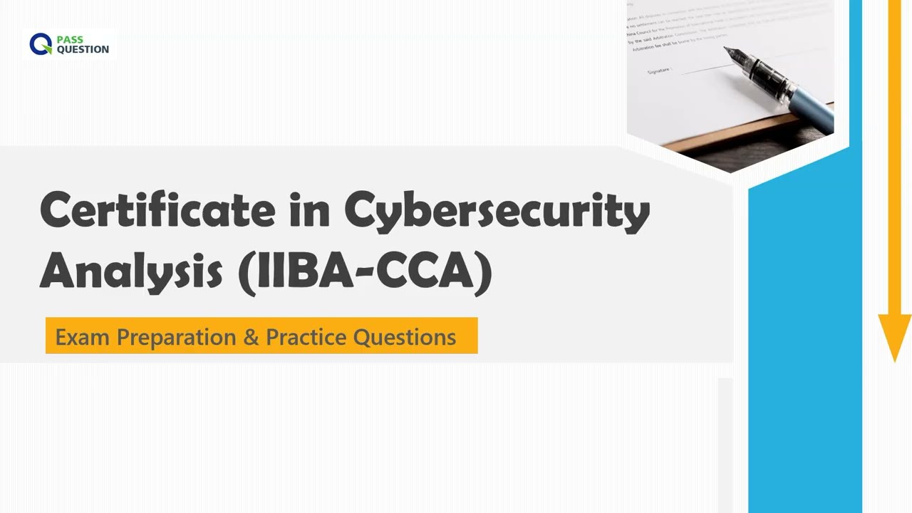 How to Pass the Certificate in Cybersecurity Analysis (IIBA-CCA) Exam | Practice Questions
