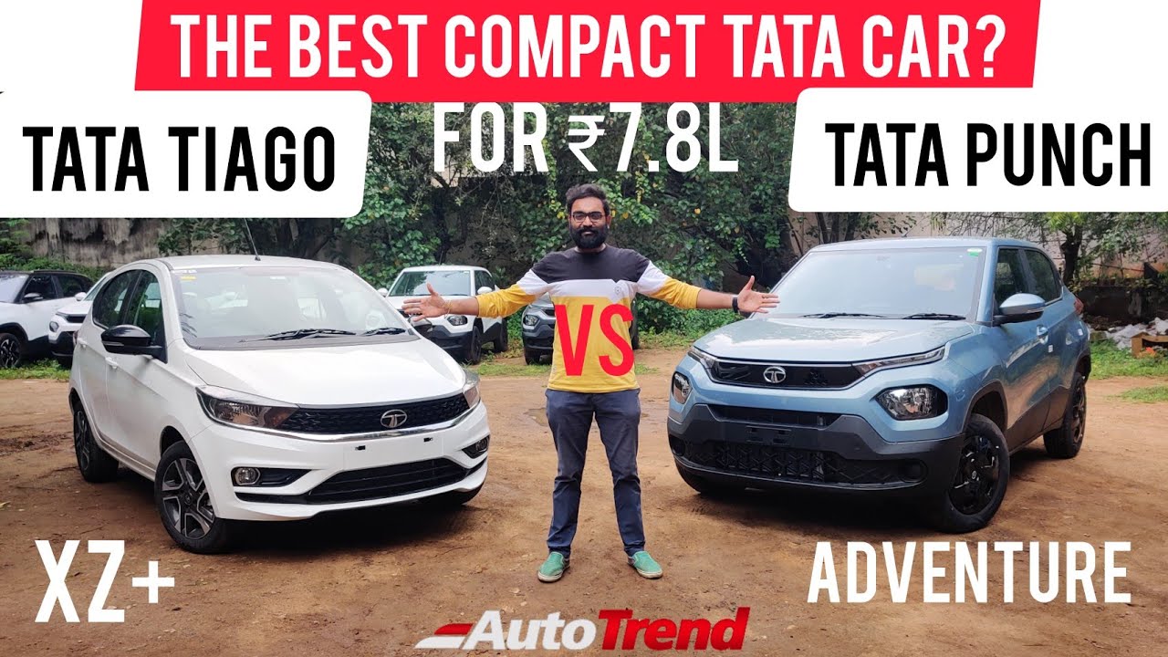 Сравнение Tata Punch и Tata Tiago | Лучший компактный автомобиль Tata за ₹7,8 лакха?
