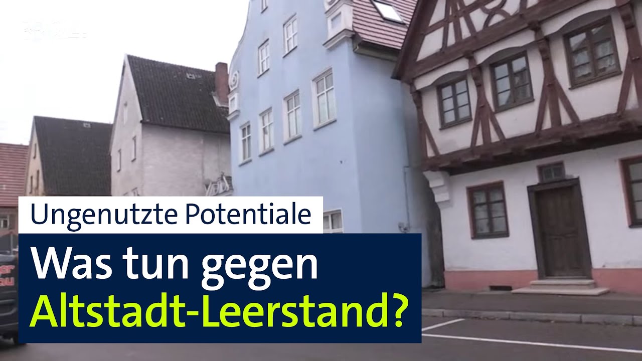 Brachliegende Gewerberäume: Kampf dem Altstadt-Leerstand | Abendschau | BR24