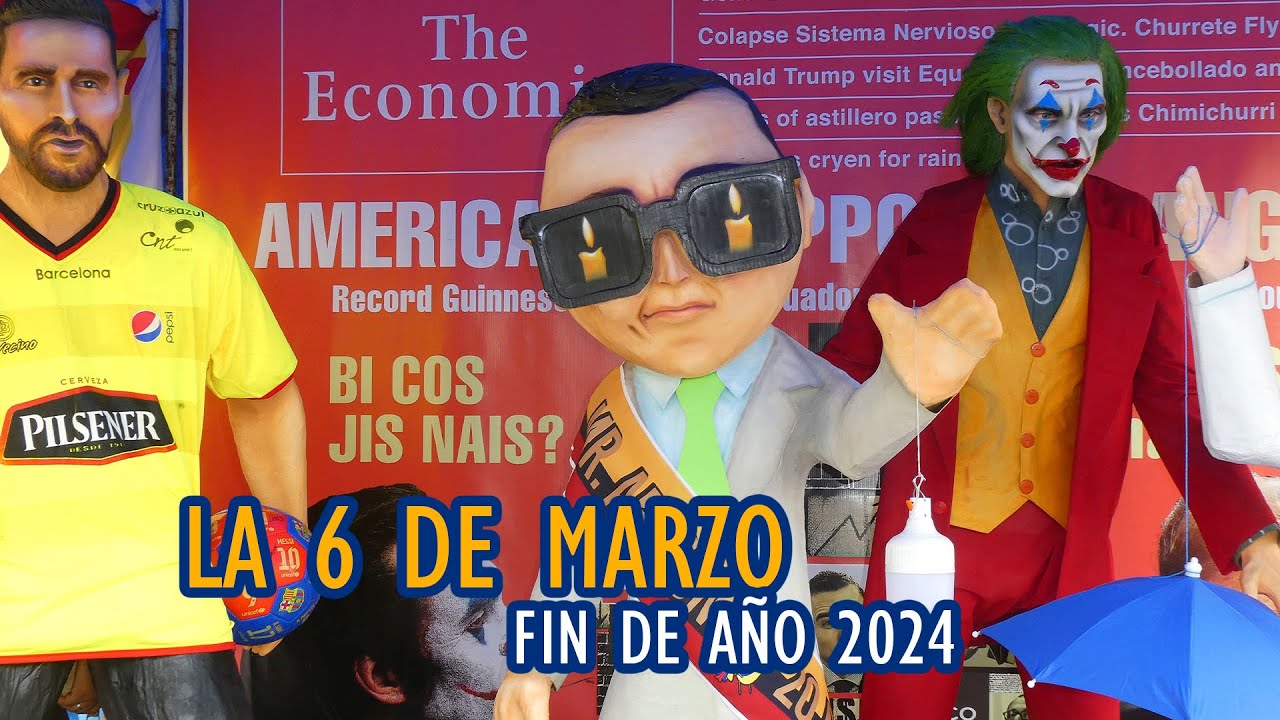 RECORRIDO CALLE 6 DE MARZO  | VENTA DE MONIGOTES 2024 | 31 DICIEMBRE