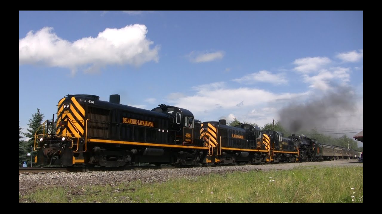 ALCO RS-3's and Steam on the 