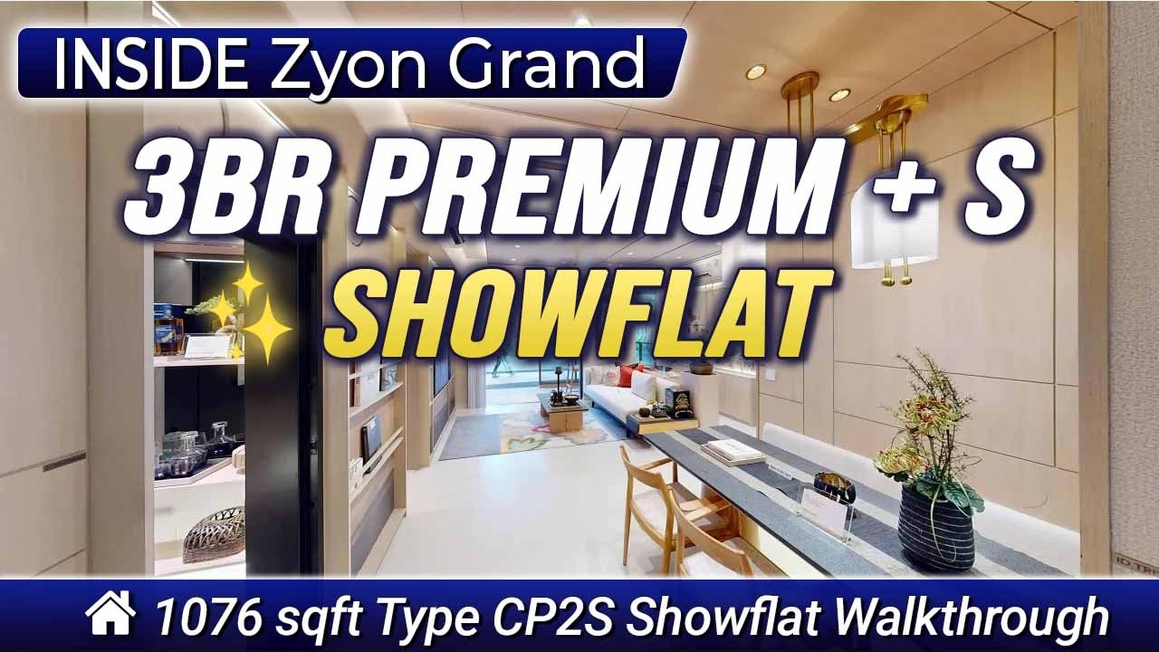 Zyon Grand 3-Bedroom + Study Showflat Walkthrough | Seamless & Timeless Design