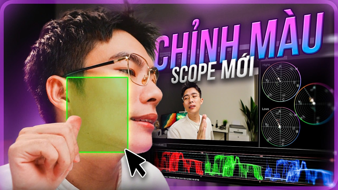 Bí kíp CHỈNH MÀU VIDEO bằng bộ scope mới toanh Premiere Pro | QUẠHD