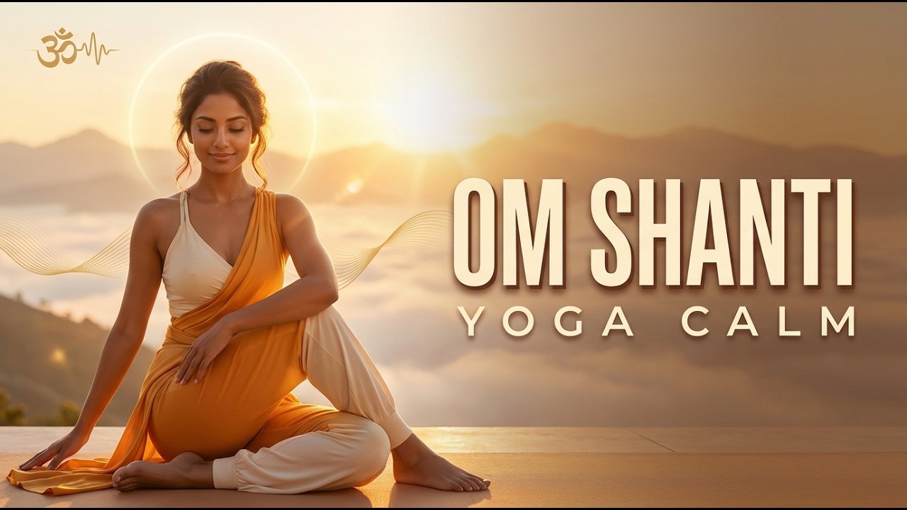 Himalayan Yoga Meditation 🕉️ Om Shanti | Calm Music for Vinyasa, Yin & Breathwork (No Harsh Peaks)