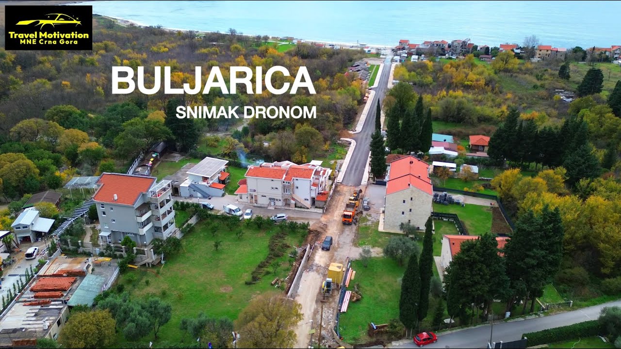 BULJARICA prazna i dosadna u Januaru 2026 snimak dronom - BULJARICA Beach & Camp Aerial View in 4K
