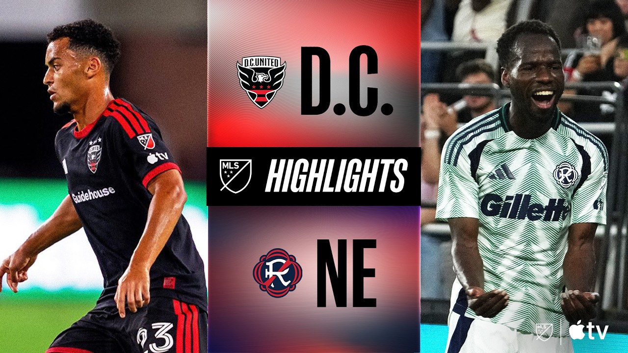 D.C. United vs. New England Revolution | Full Match Highlights | Alhassan Yusuf Hat Trick!