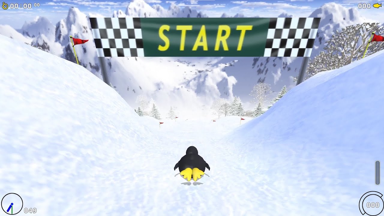 Extreme Tux Racer 0.8.0 (2020) - Gameplay (CHRISTMAS SPECIAL) (FULL HD 1080p 60FPS)