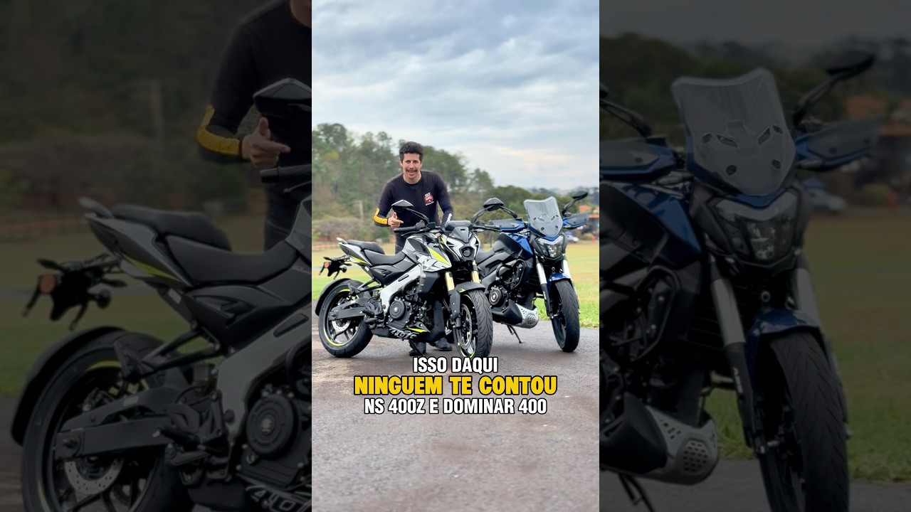 🔥 isso aqui ninguém te contou da nova Dominar NS 400Z vs Dominar 400 da Bajaj 