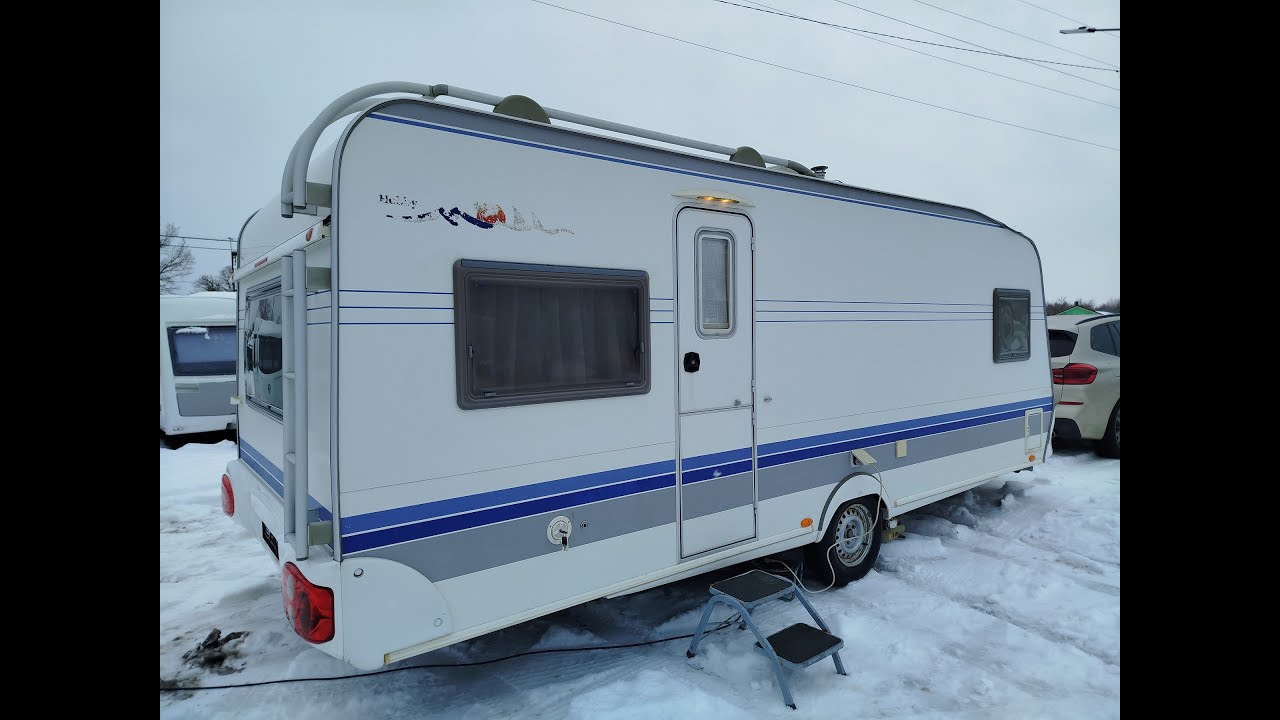 Немецкий автодом,караван,дом на колёсах Hobby Prestige 5 мест с мувером из Швеции состояние огонёк