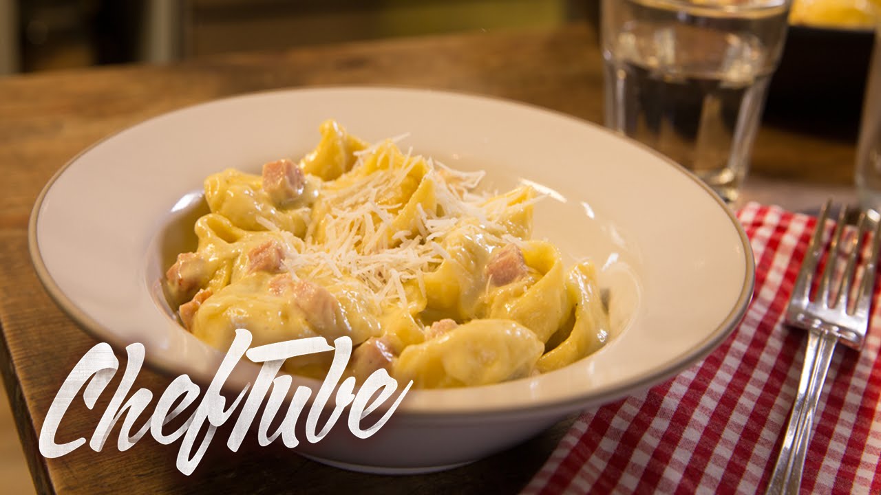 Como Cocinar Tortellini alla Panna - Receta en la descripción