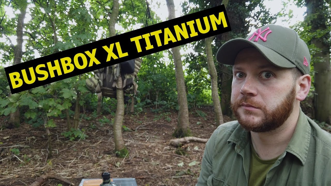 Bushbox XL Titanium first use Hobo stove