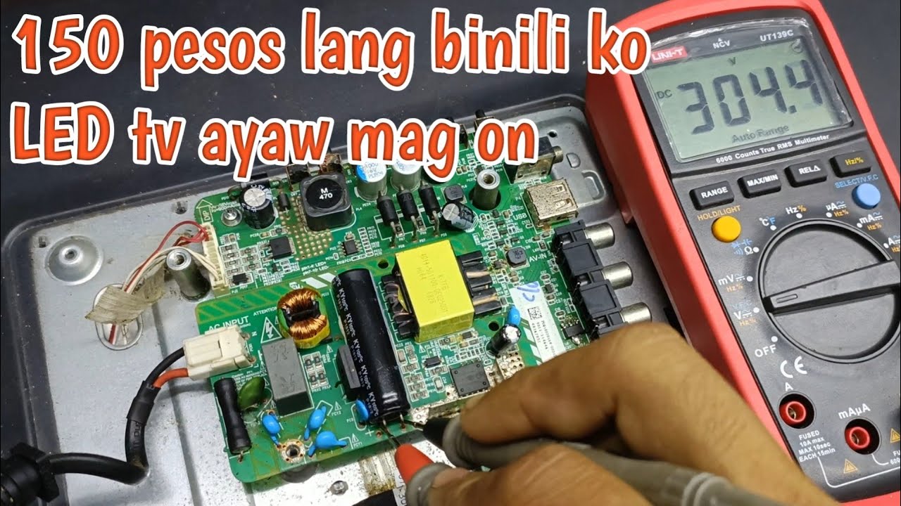 LED TV TV binenta sakin ng 150 pesos tara Ayusin natin 😍JM TUTORIAL