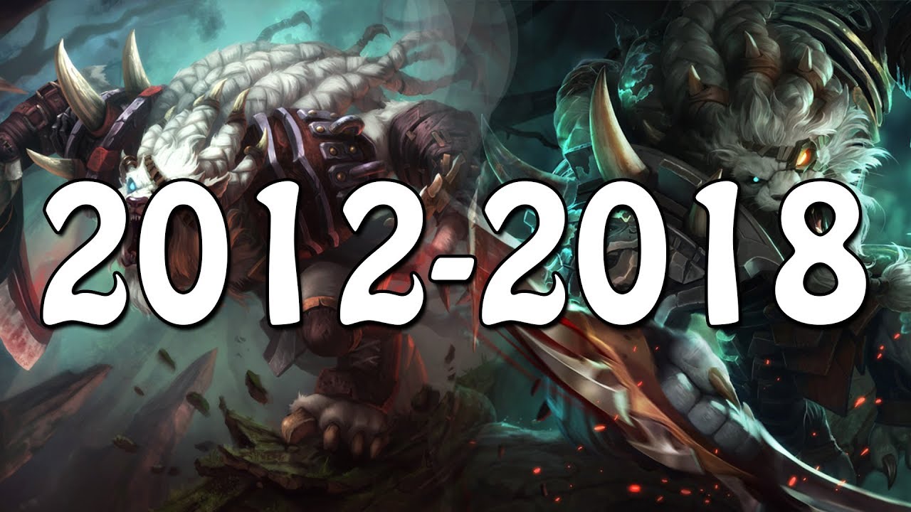The Evolution Of Rengar [2012-2018] League Of Legends