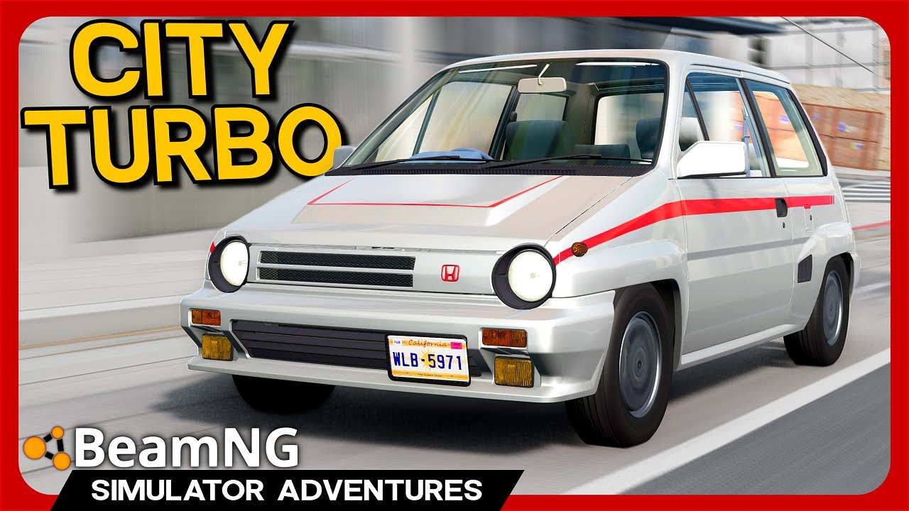 80's JDM Hot Hatch! -  BeamNG Honda City Turbo Mod