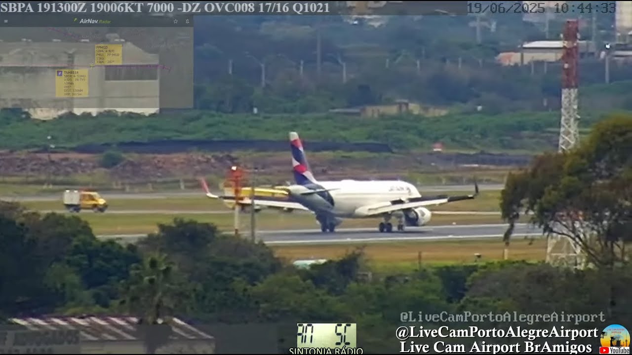 EMERGÊNCIA Após pane, LATAM 8118 pousa em Porto Alegre em 19/06/2025