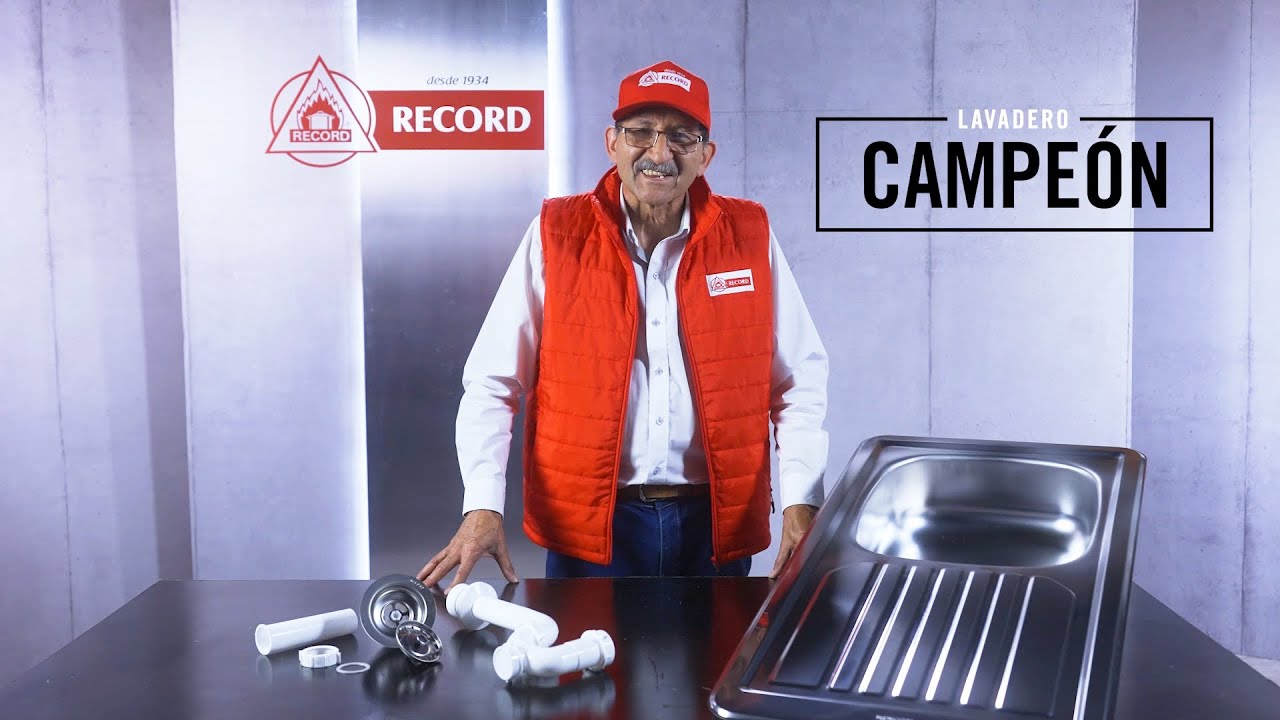 RECORD® | Instalación de lavadero sobrepuesto PASO A PASO. 🔧