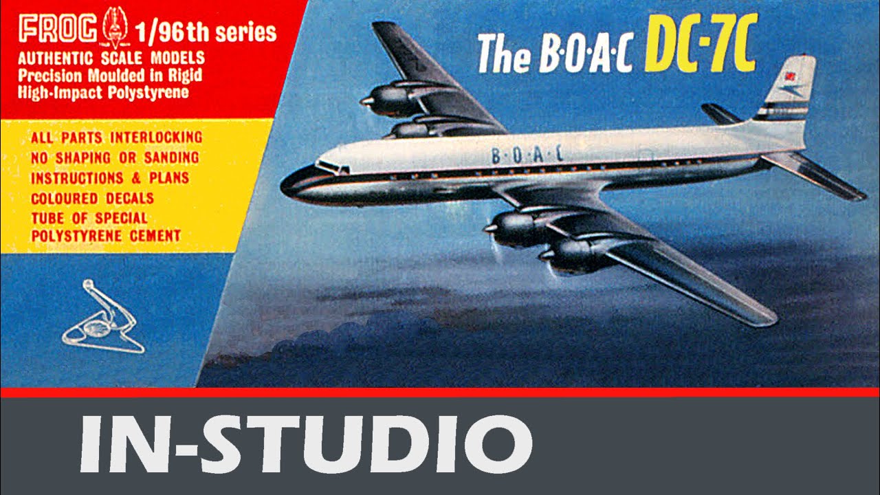 FROG DC-7C MODEL vs. REVELL AIRPORT SET - Battle of the Four-Engine Transatlantic Titans!