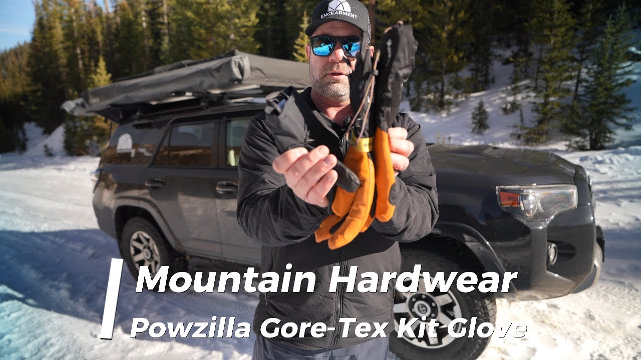 Mountain Hardwear Powrzilla Gore-Tex Kit Gloves - Goat Skin touring glove and shell