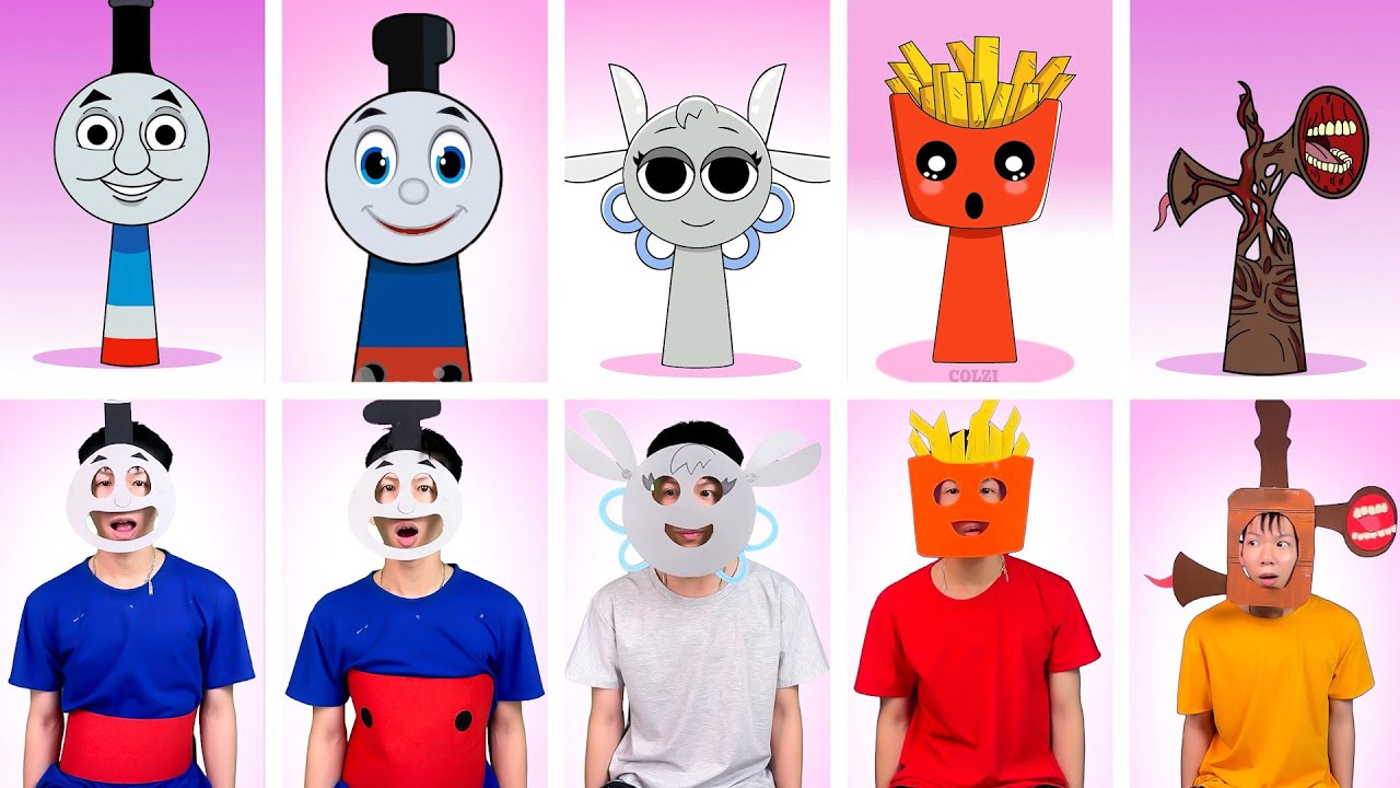 ❤️ Sprunki 4 Phase 4 OC Siren Head Incredibox in Real life.❤️ #sprunki #incredibox #sprunkioc