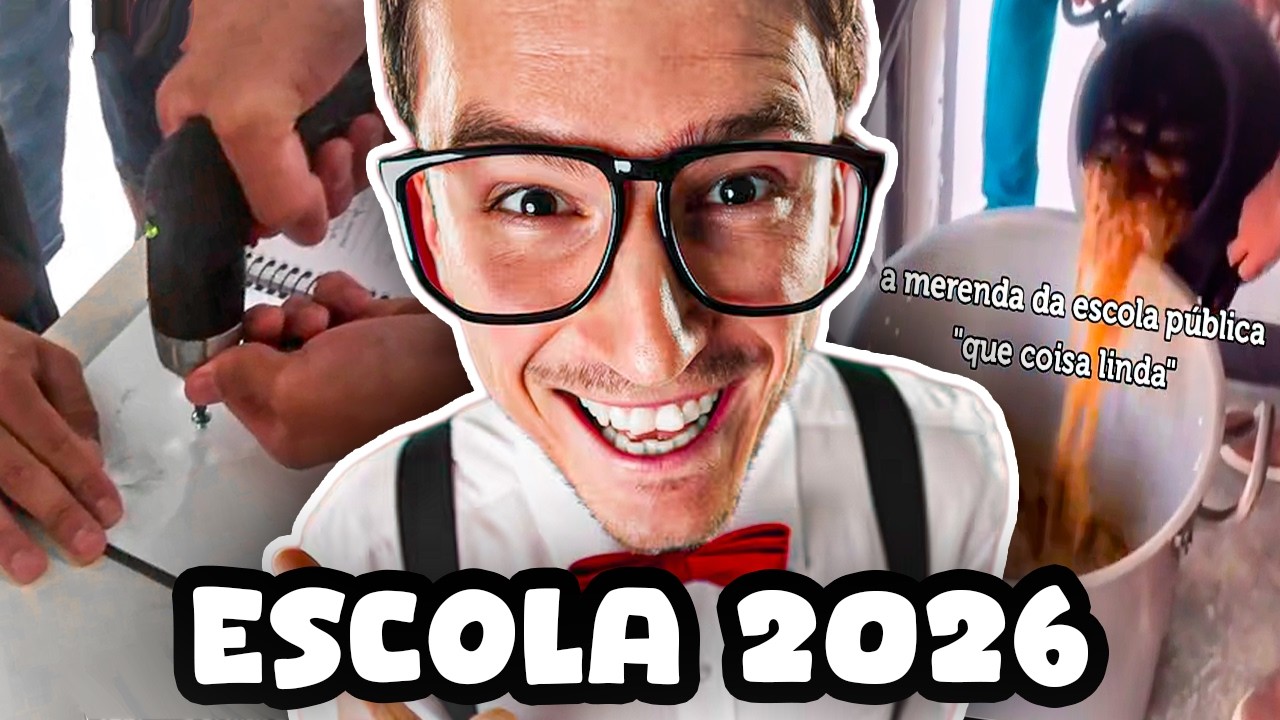as ESCOLAS em 2026 são BIZARRAS