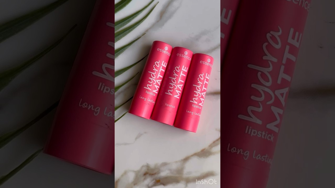 Essence Hydra Matte Lipsticks #ashortaday #ytshorts #youtubeshorts
