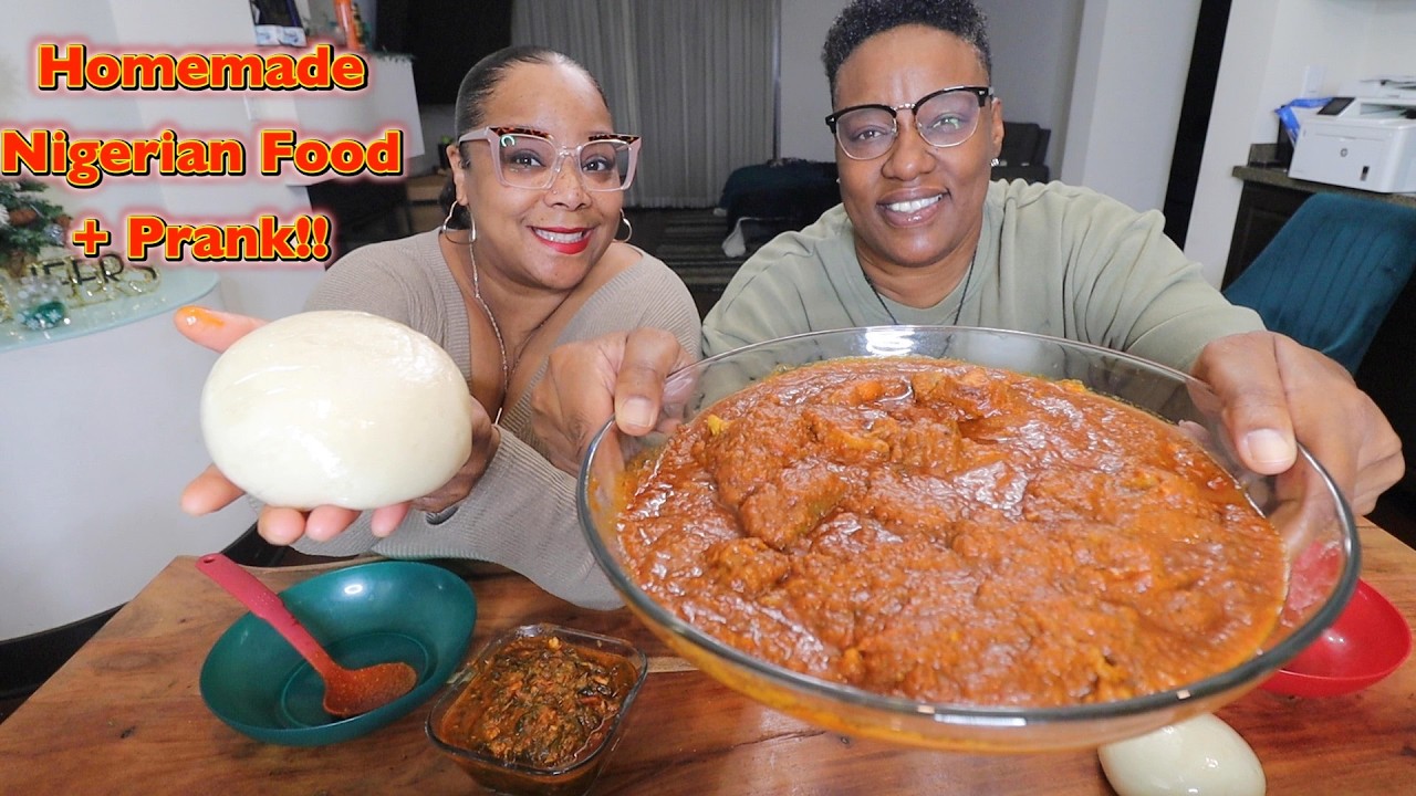 I SAW YOUR MARRIED BFF ON TINDER PRANK ON MY BOIFRIEND. HOMEMADE NIGERIAN FOOD MUKPRANK