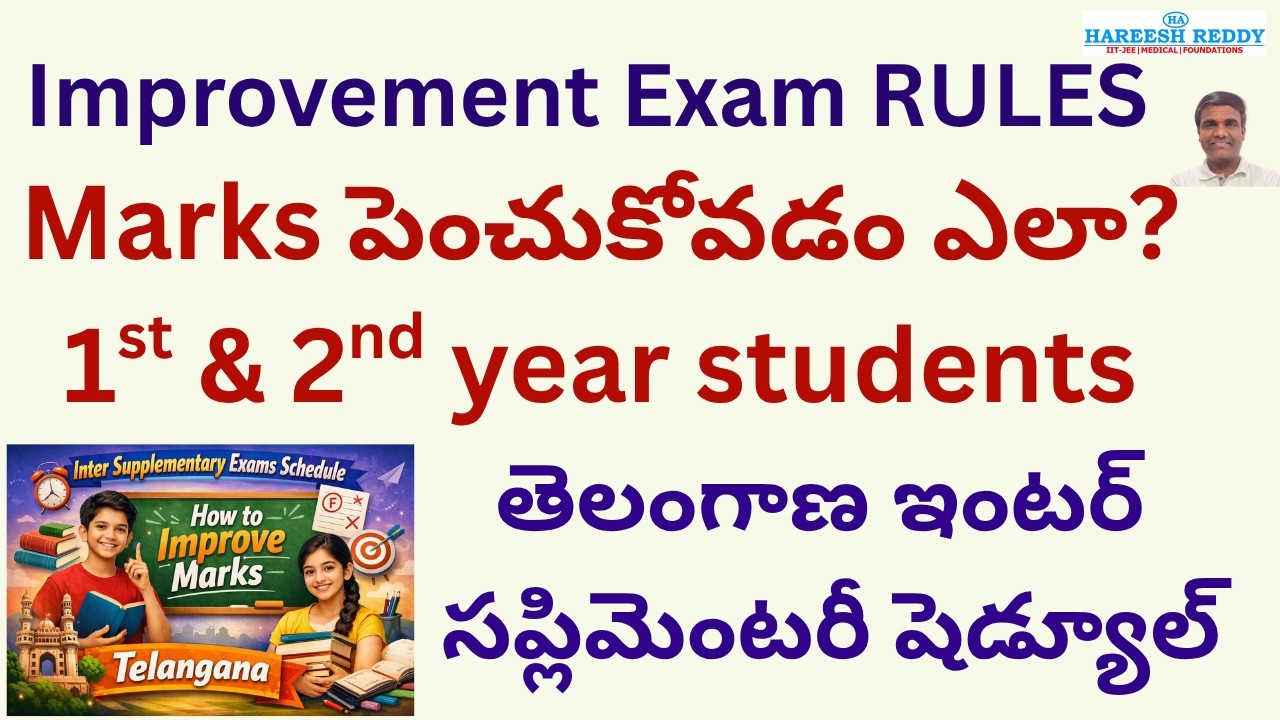Last Chance Alert 🚨 Inter Supply Exams Schedule + Study Plan to Score High! | TELANGANA INTER