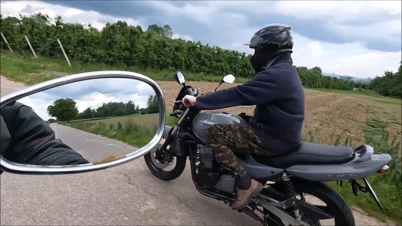 Kawasaki ER-5 w Akcji/ Szybka Jazda WSK 125/ Ursus C-325 z 1962 w Obsypniku