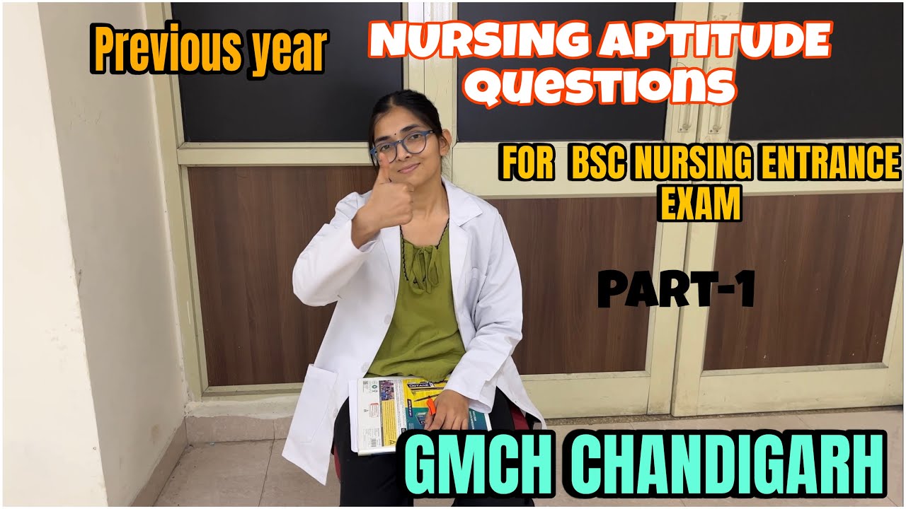 GMCH combined entrance test 2026 | GMCH Chandigarh | nursing aptitude for Bsc nursing entrance exam