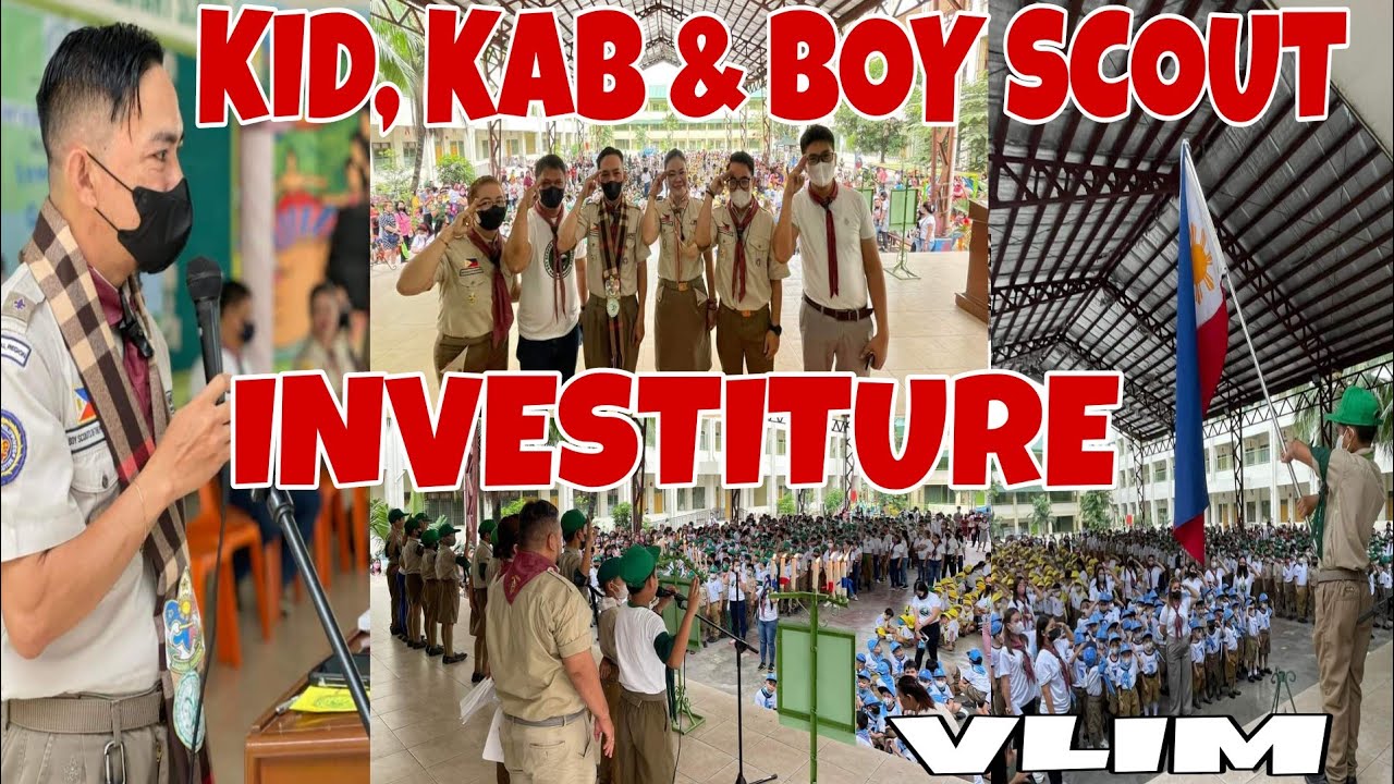 INVESTITURE 2022 | KID KAB BOY SCOUT | VICENTE LIM | ROBERT BADEN POWELL | TITSER DIG