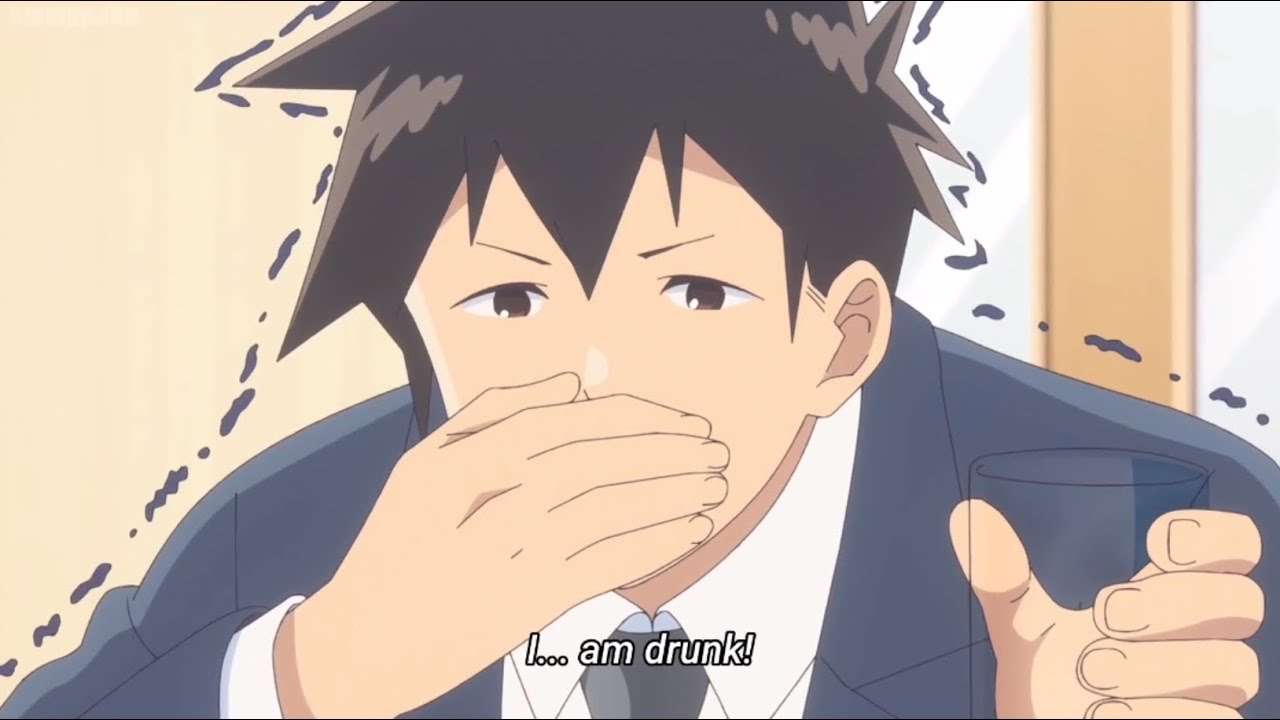 Raido drinks amazake | Aharen-san wa Hakarenai S2E02