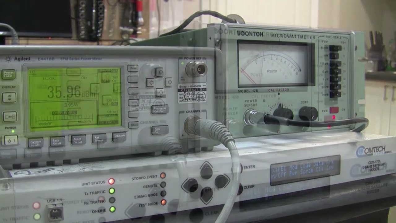 Comparing a Boonton Power meter with an Agilent E4418B
