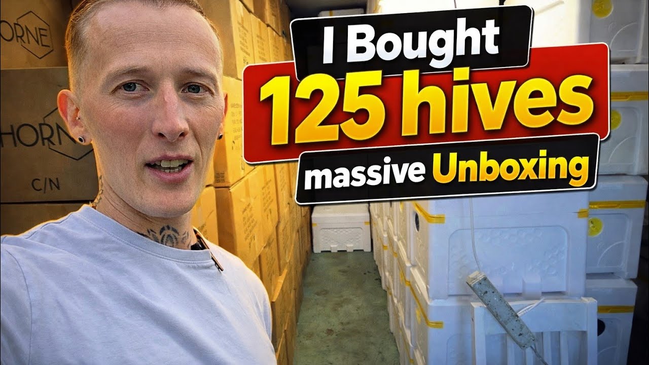 ​I Bought 125 Beehives! (Massive Unboxing & Assembly) Expanding My Apiary !