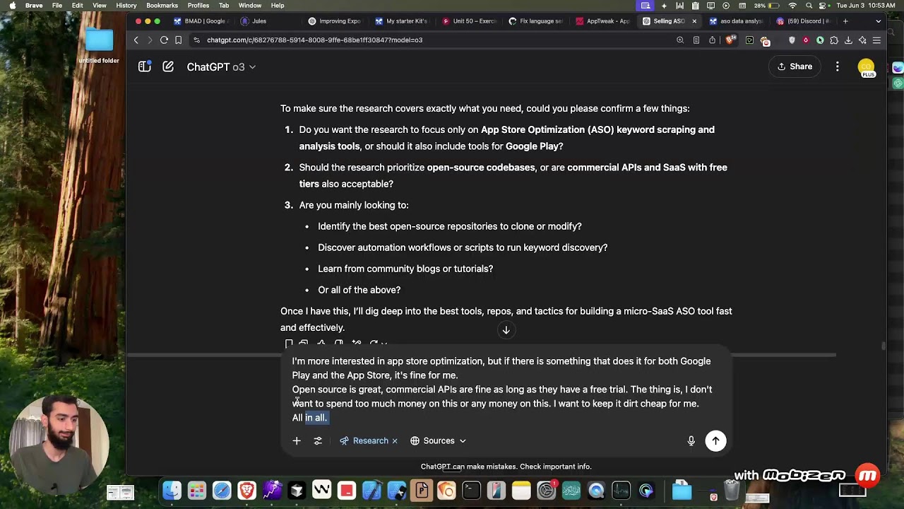 Building ASO keyword list Micro SaaS & My App Starter Kit Demo