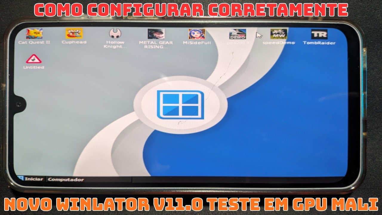 WINLATOR V11.0 COMO CONFIGURAR EM GPU MALI COM EXYNOS MEDIATEK E UNISOC + TESTE EM JOGOS
